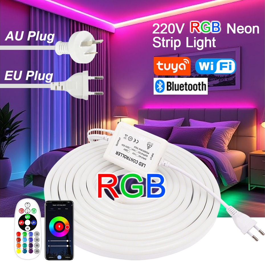 Power Strip Flat - Fita de LED Neon RGB 220V