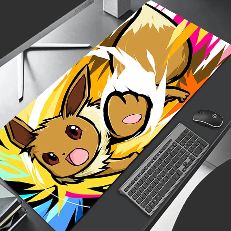 Desk Setup Mat - Mouse Pad para Jogos P-Pokemon Eevee