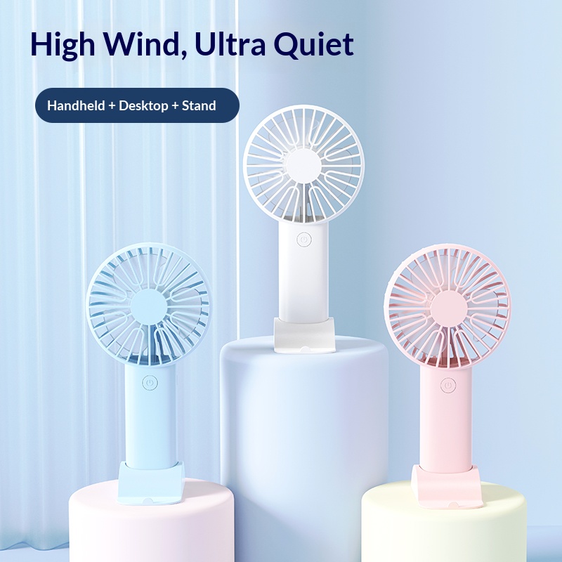 Fan Desk Small Usb - Mini ventilador portátil, ventilador de mesa