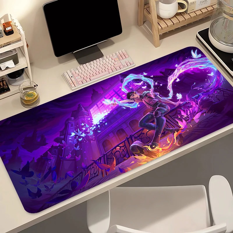 Desk Setup Mat - Mouse Pad Gamer para Computador Anime
