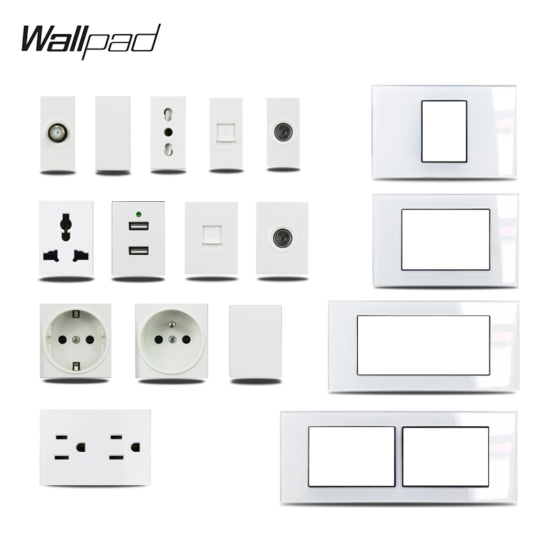 Power Strip Flat - EUA Itália Tipo DIY Painel de