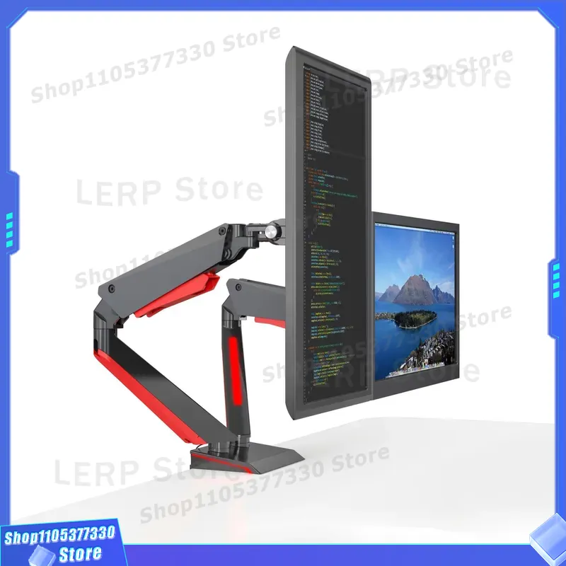Suporte de Mesa para Dois Moni - Desk Setup Dual Monitor avaliação e preço