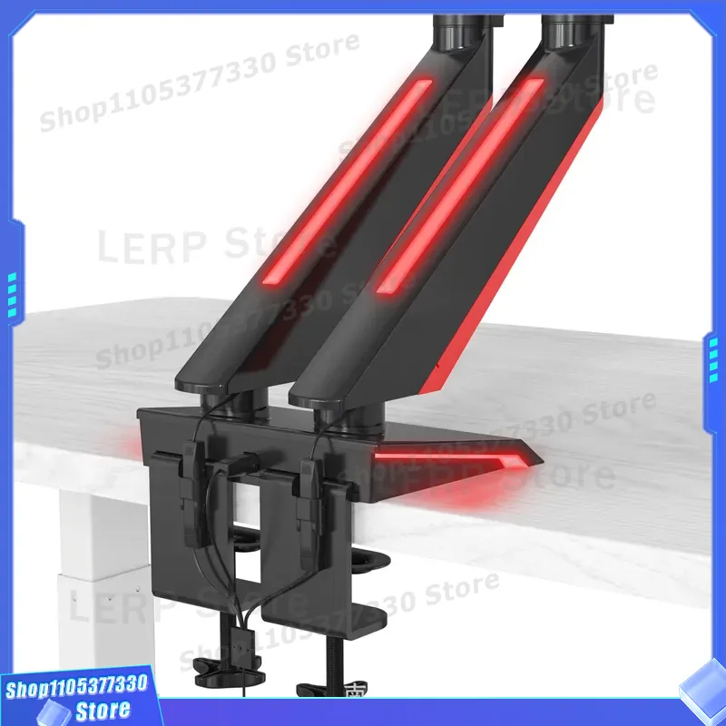 Suporte de Mesa para Dois Moni - Desk Setup Dual Monitor avaliação e preço