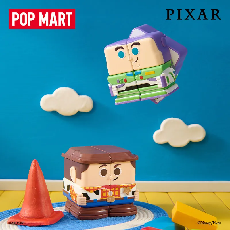 POP MART PIXAR POP CUBE CUBIEC - Desk Setup Kawaii avaliação e preço