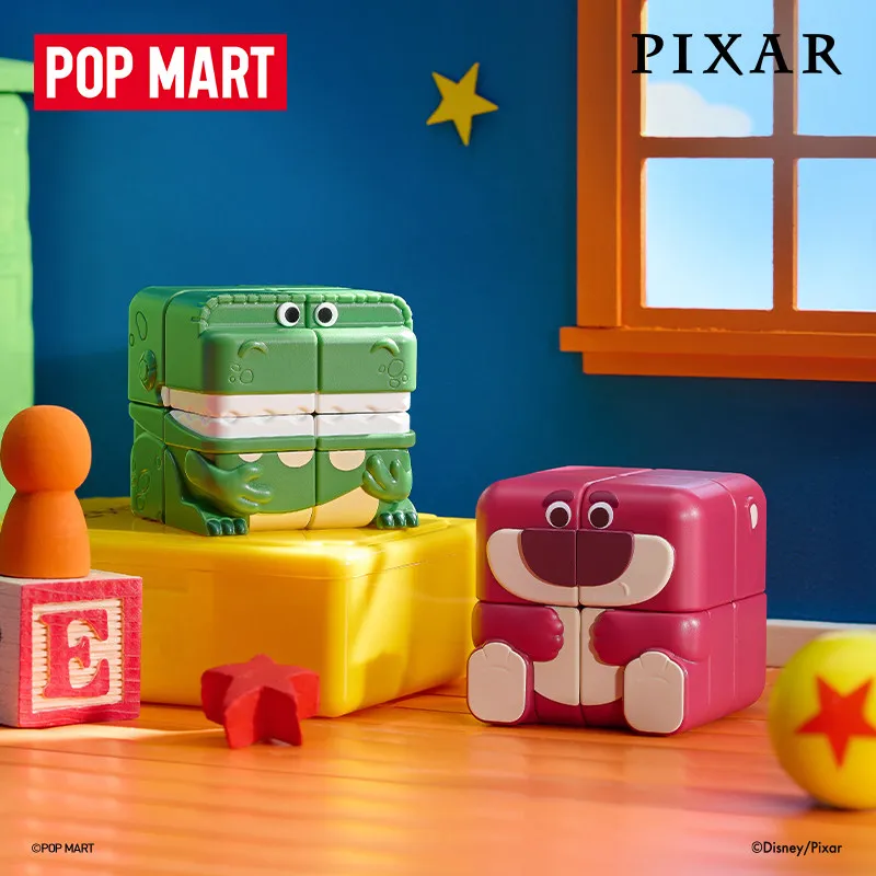 POP MART PIXAR POP CUBE CUBIEC - Desk Setup Kawaii avaliação e preço
