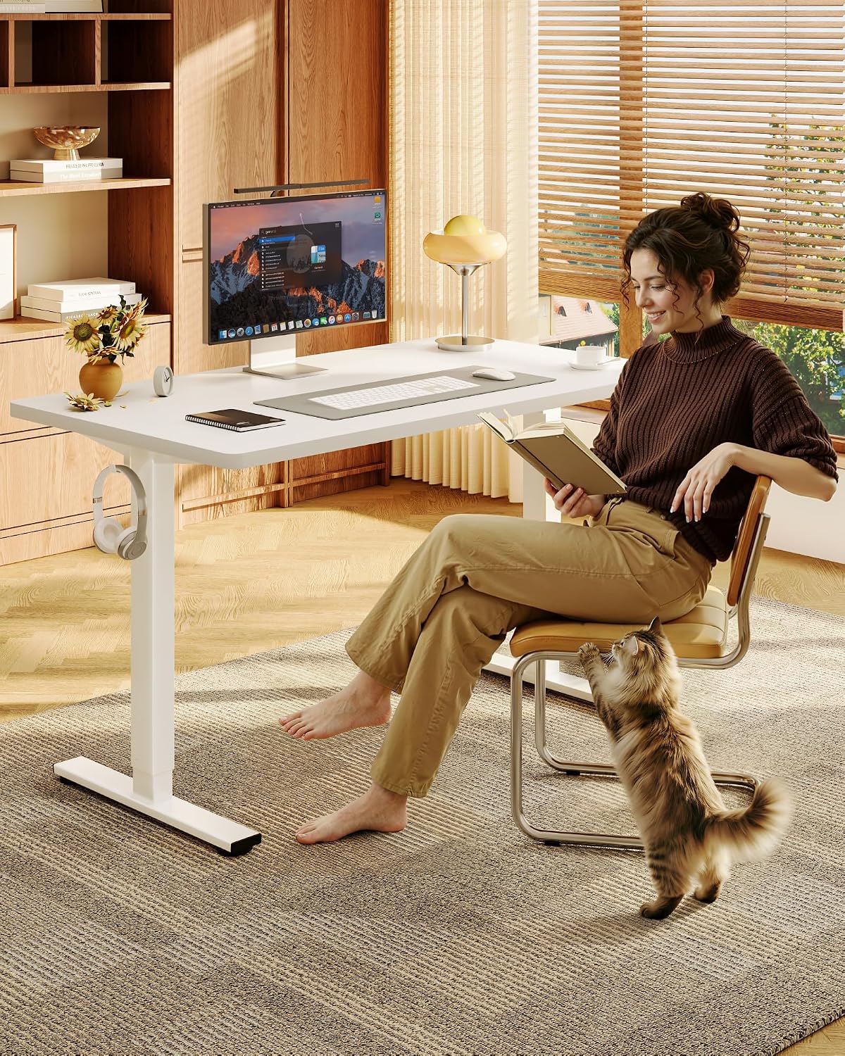FLEXISPOT EN1 Mesa de Escritór - Desk Setup Dual Monitor avaliação e preço