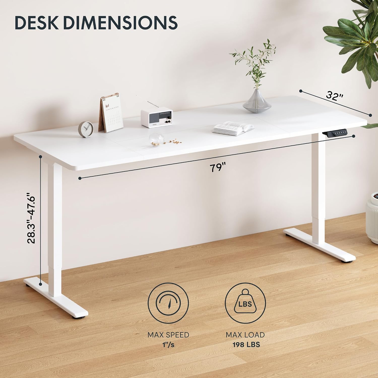 Grande Mesa Elétrica de Altura - Desk Setup Dual Monitor avaliação e preço