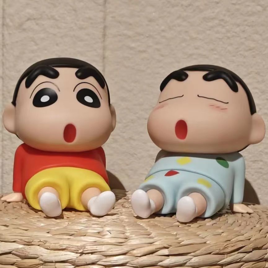 Crayon shin-chan figuras brinq - Desk Setup Kawaii avaliação e preço
