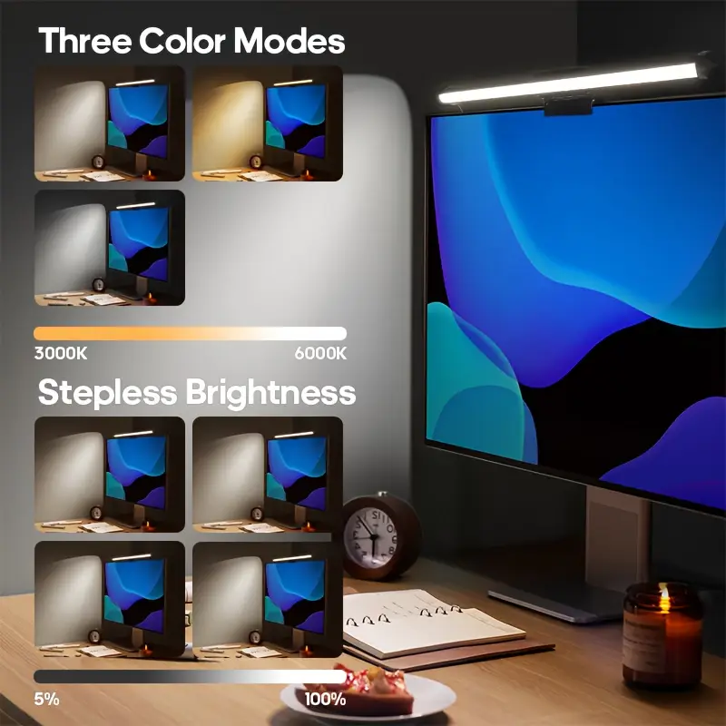 Barra de Luz RGB para Monitor, - Desk Setup Modern avaliação e preço