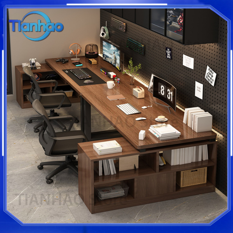 Mesa de Jogos em Forma de L co - Desk Setup Dual Monitor avaliação e preço