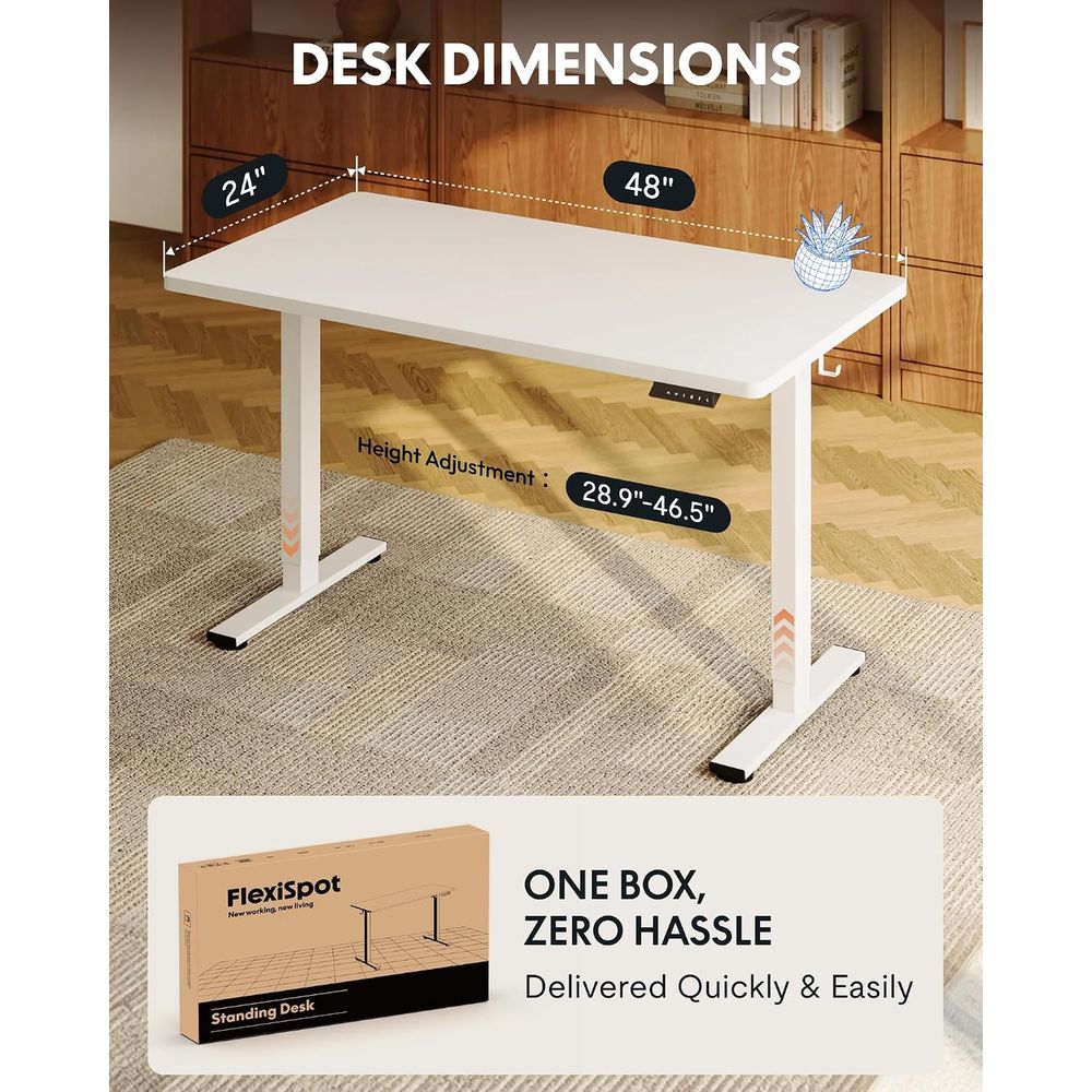 Mesa de escritório de peça úni - Desk Setup Dual Monitor avaliação e preço