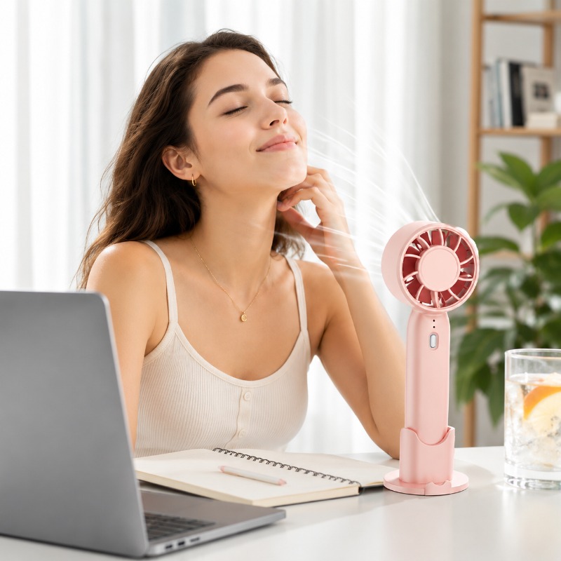 Ventilador portátil recarregáv - Fan Desk Small Usb avaliação e preço