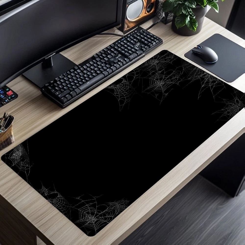 Mouse Pad Abstrato Preto e Bra - Desk Setup Gaming Pc avaliação e preço
