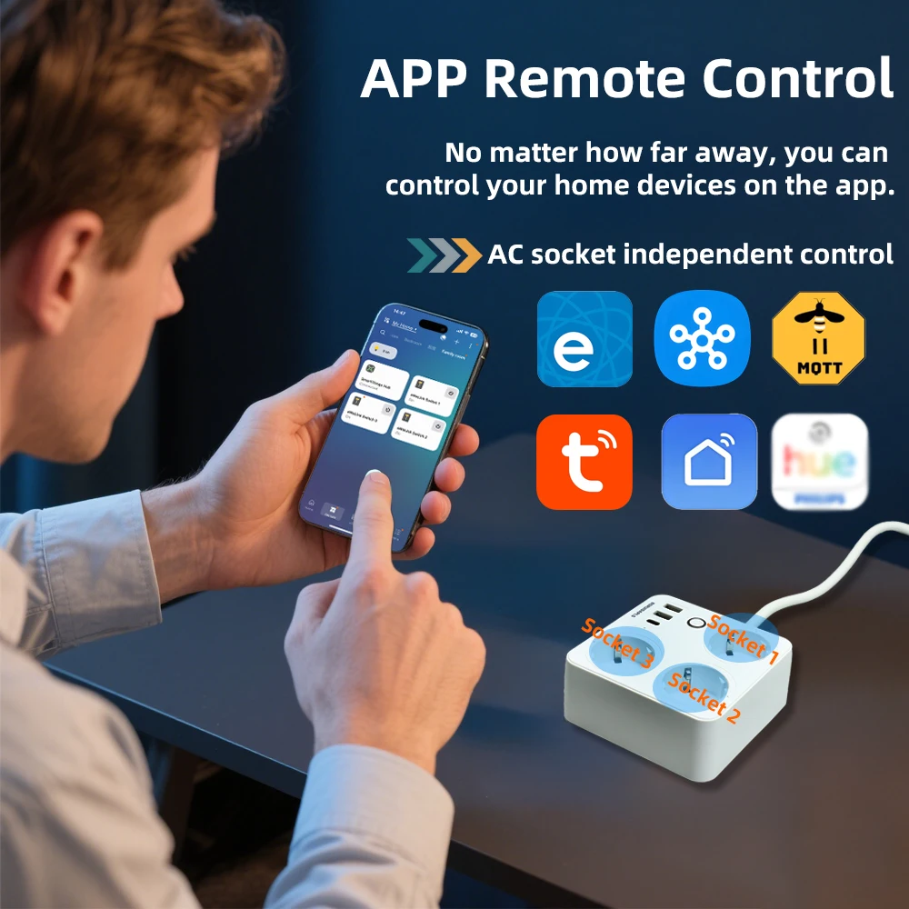 BORUIDAPLS ZigBee EU Smart Pow - Power Strip Flat avaliação e preço