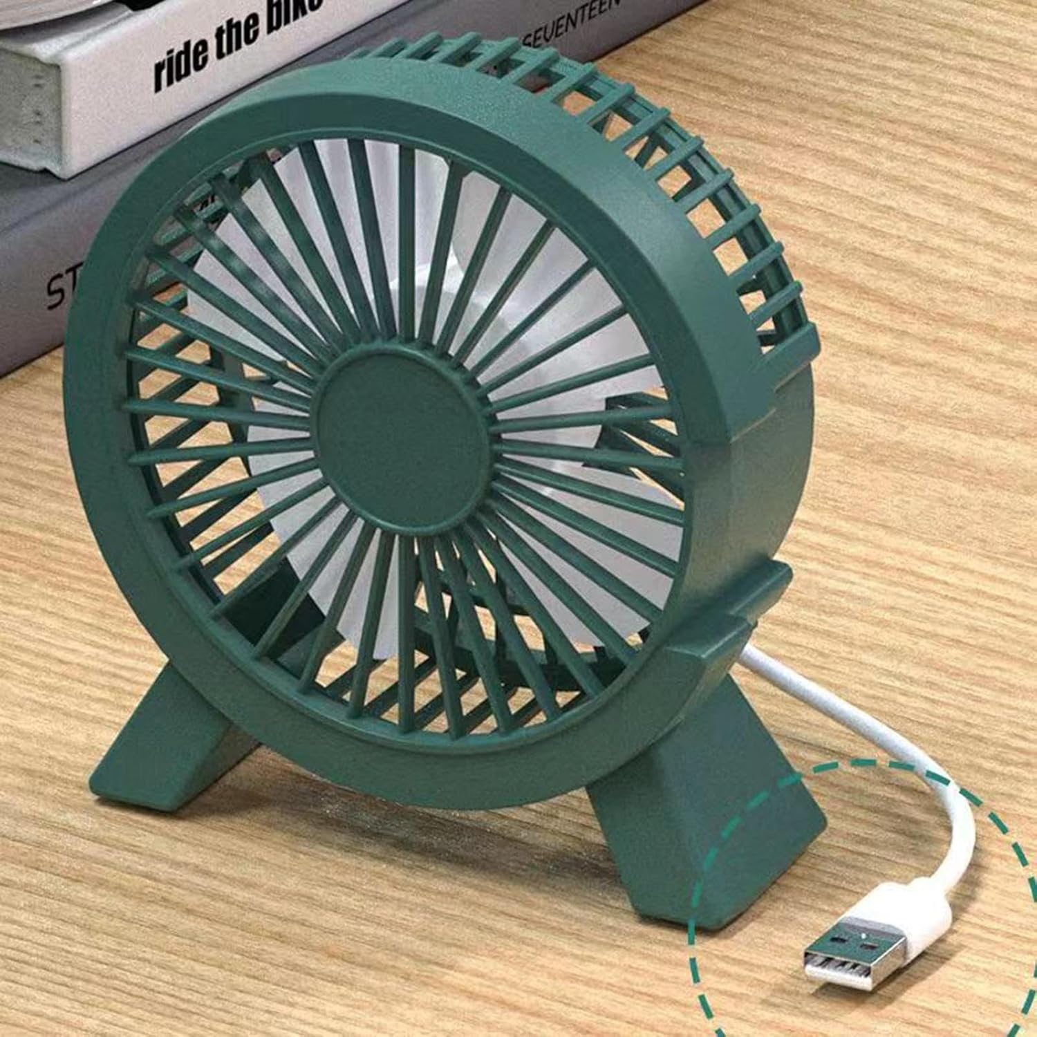 Mini Ventilador de Mesa Recarr - Fan Desk Small Usb avaliação e preço