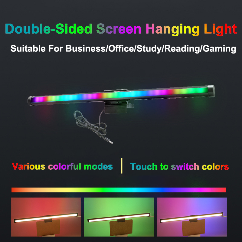 40cm rgb atmosfera candeeiro d - Desk Setup Modern avaliação e preço