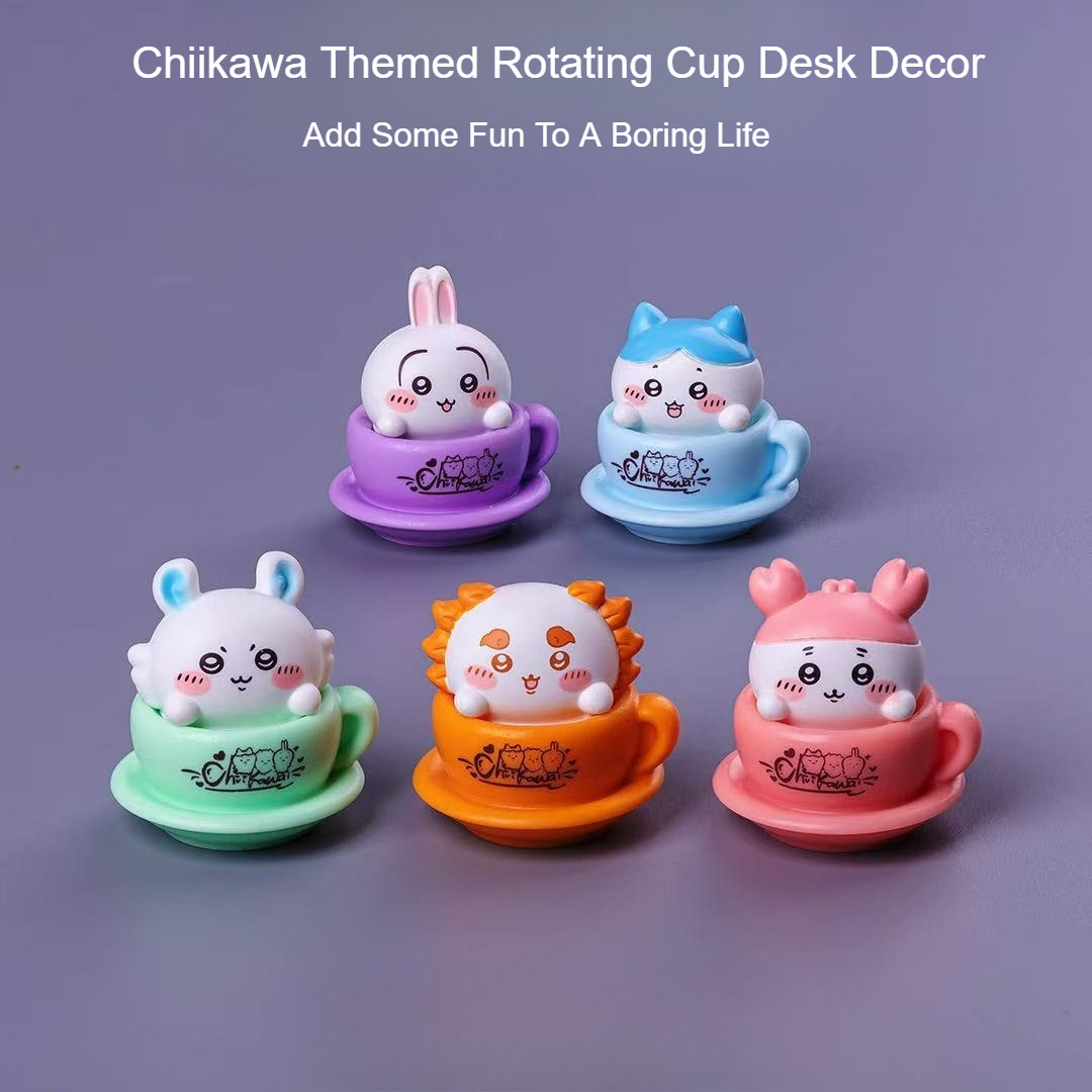Figura Rotativa Chiikawa Kawai - Desk Setup Kawaii avaliação e preço