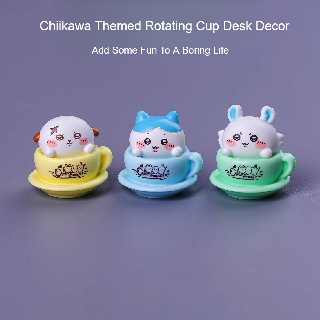 Figura Rotativa Chiikawa Kawai - Desk Setup Kawaii avaliação e preço