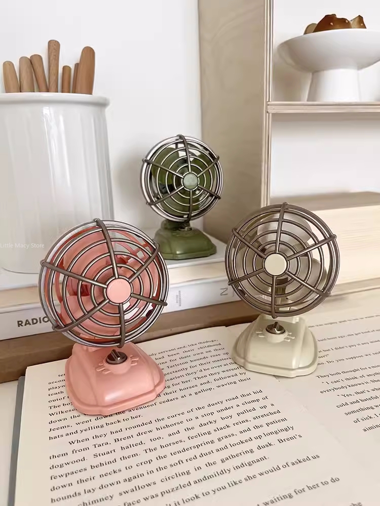 Ventilador Retro Desktop Peque - Fan Desk Small Usb avaliação e preço